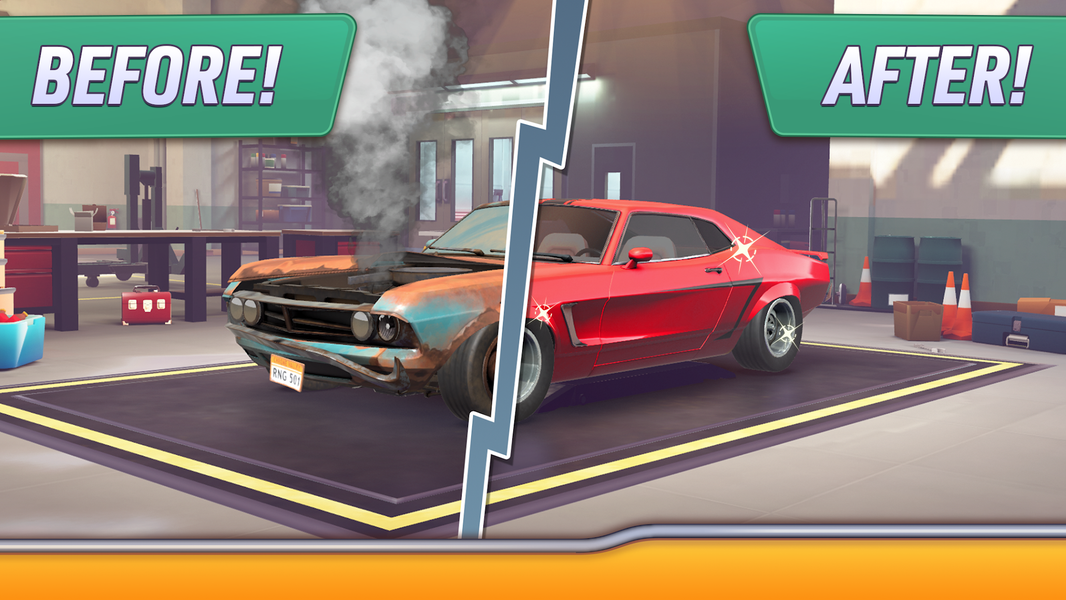 Chrome Valley Customs - Gameplay image of android game