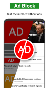 Adblock for all browsers - Image screenshot of android app