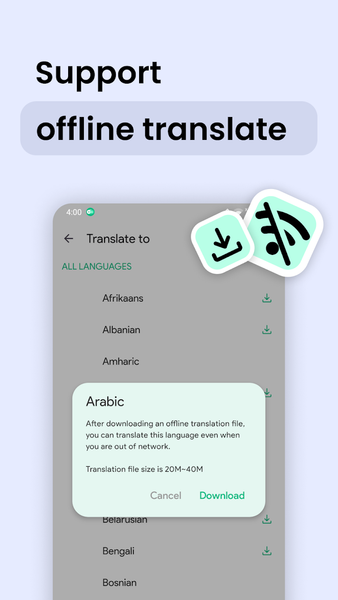 Instant Translate On Screen - عکس برنامه موبایلی اندروید