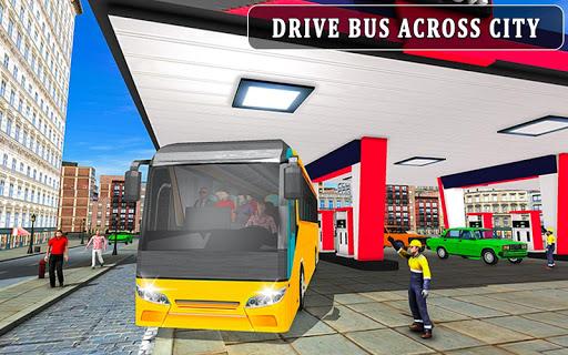 City Bus Wash Simulator: Gas Station Car Wash Game - عکس بازی موبایلی اندروید