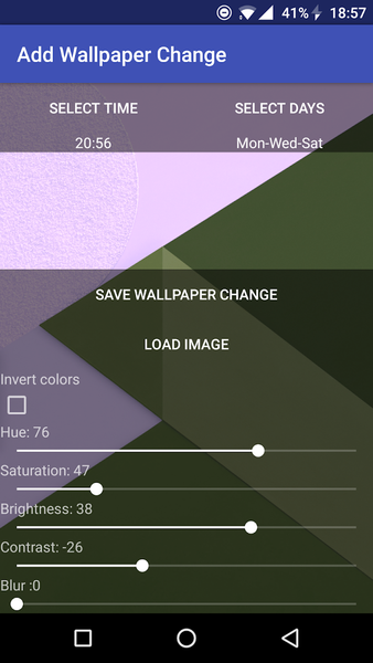 Auto Wallpaper Changer - Wallpaper Planner - عکس برنامه موبایلی اندروید
