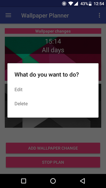 Auto Wallpaper Changer - Wallpaper Planner - Image screenshot of android app