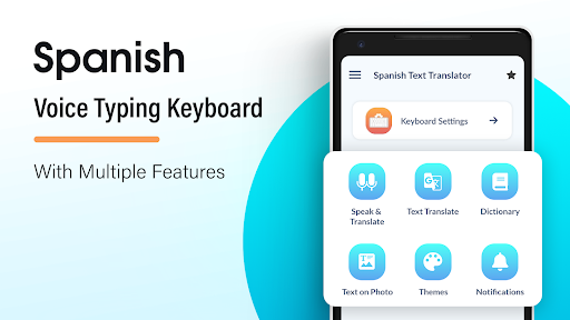 Spanish keyboard: voice typing - Image screenshot of android app