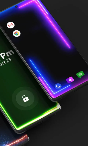 Edge Border : Lighting LWP - Image screenshot of android app