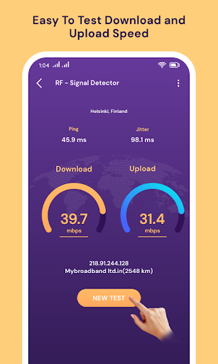 RF Signal Tracker & Detector - عکس برنامه موبایلی اندروید