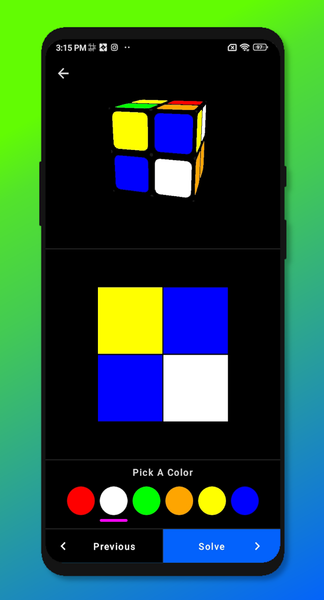 Cube Solver ۲x۲ - عکس بازی موبایلی اندروید