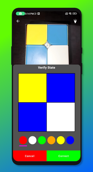 Cube Solver ۲x۲ - عکس بازی موبایلی اندروید