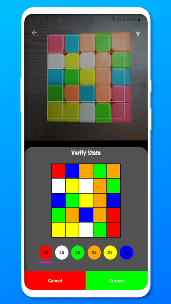 Cube Solver 5x5 - Gameplay image of android game