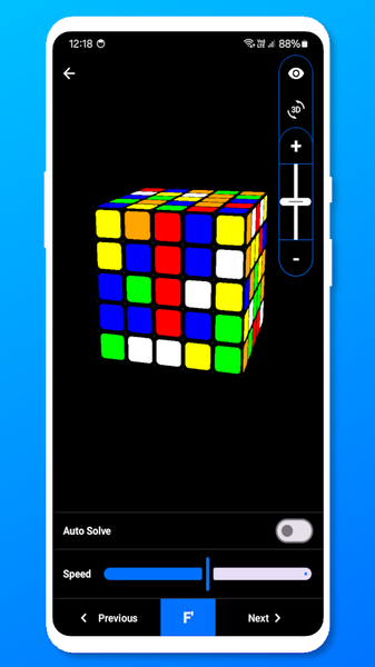 Cube Solver 5x5 - Gameplay image of android game