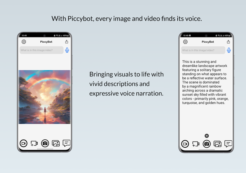 PiccyBot - Image screenshot of android app