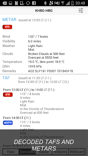 Sky MET - Aviation Meteo FREE - Image screenshot of android app
