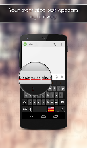 Translator keyboard - Image screenshot of android app