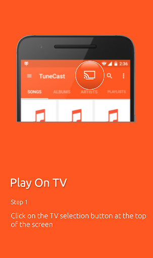 TuneCast DLNA Music Player - Image screenshot of android app