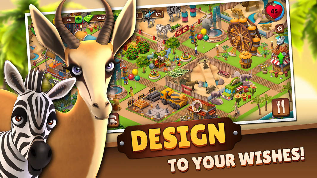Zoo Life: Animal Park Game Jam - عکس بازی موبایلی اندروید