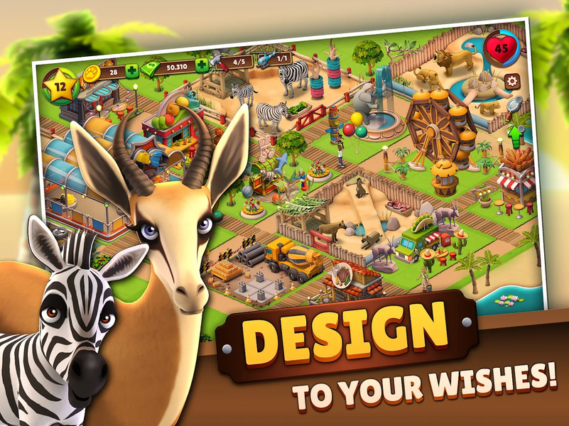 Zoo Life: Animal Park Game Jam - عکس بازی موبایلی اندروید