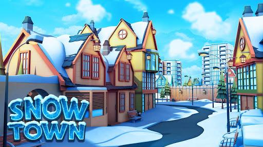 Snow Town - Ice Village City - Gameplay image of android game