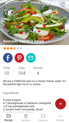 Healthy Recipes & Calculator - Image screenshot of android app