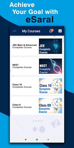 eSaral - Exam Preparation App - Image screenshot of android app