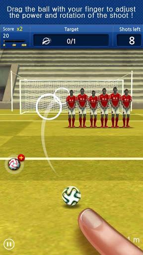 Finger soccer : Football kick - Gameplay image of android game