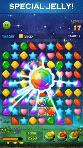 Jelly Star Night - Gameplay image of android game