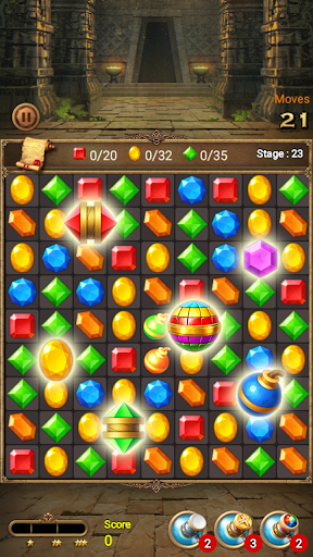 Jewels Temple Gold - Image screenshot of android app