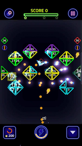 Brick Breaker Glow - عکس بازی موبایلی اندروید