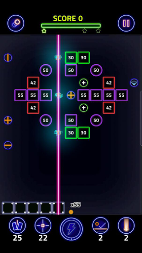 Brick Breaker Glow - عکس بازی موبایلی اندروید