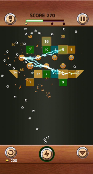 Brick Breaker Wood - عکس بازی موبایلی اندروید