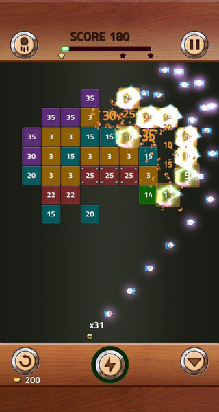 Brick Breaker Wood - عکس بازی موبایلی اندروید