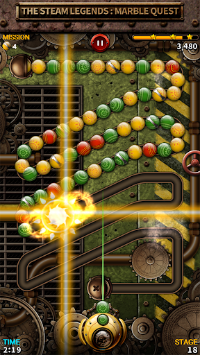 Steam Legend : Marble Quest - Gameplay image of android game