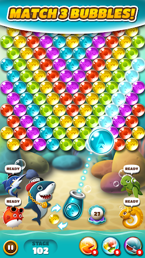 Bubble Shark & Friends - Gameplay image of android game