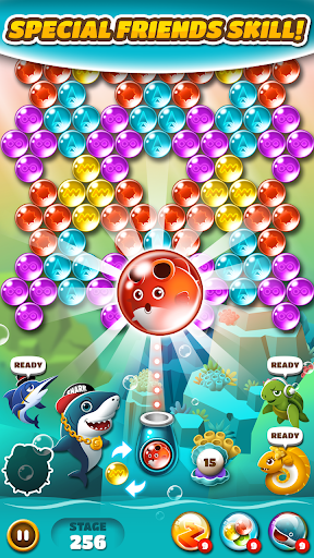 Bubble Shark & Friends - Gameplay image of android game