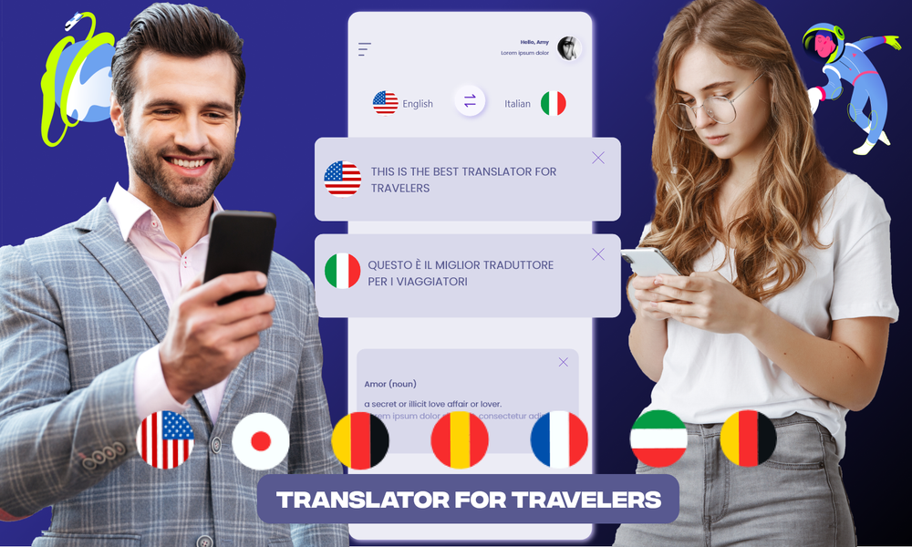 Travel Translate - Translator - عکس برنامه موبایلی اندروید