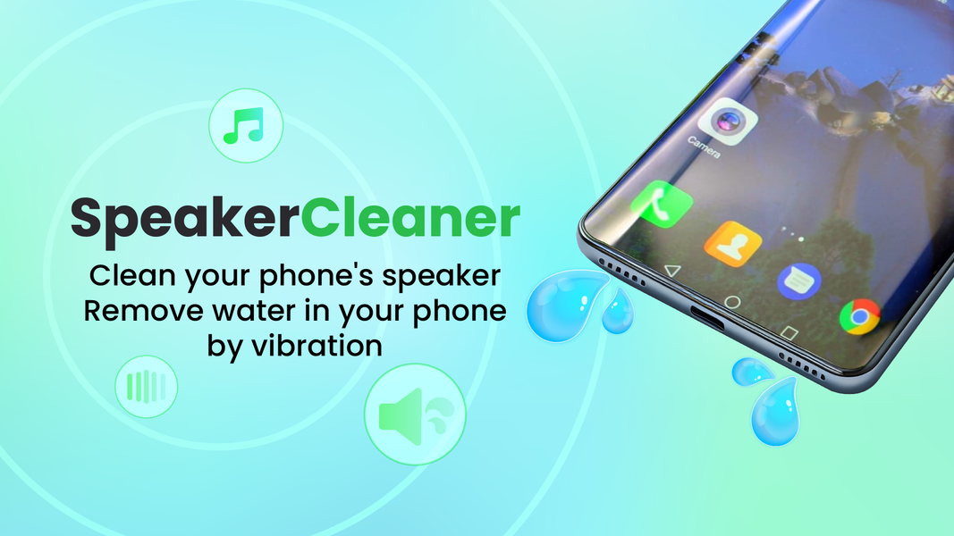 Speaker cleaner Water remover - عکس برنامه موبایلی اندروید