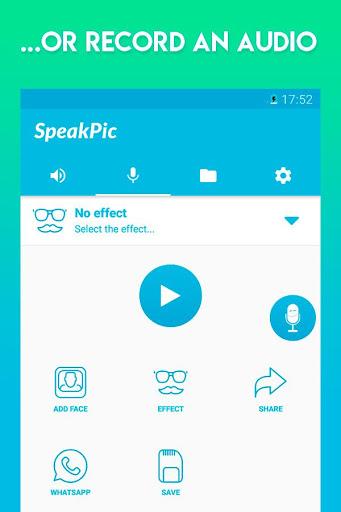 SpeakPic - Make photos speak! - عکس برنامه موبایلی اندروید