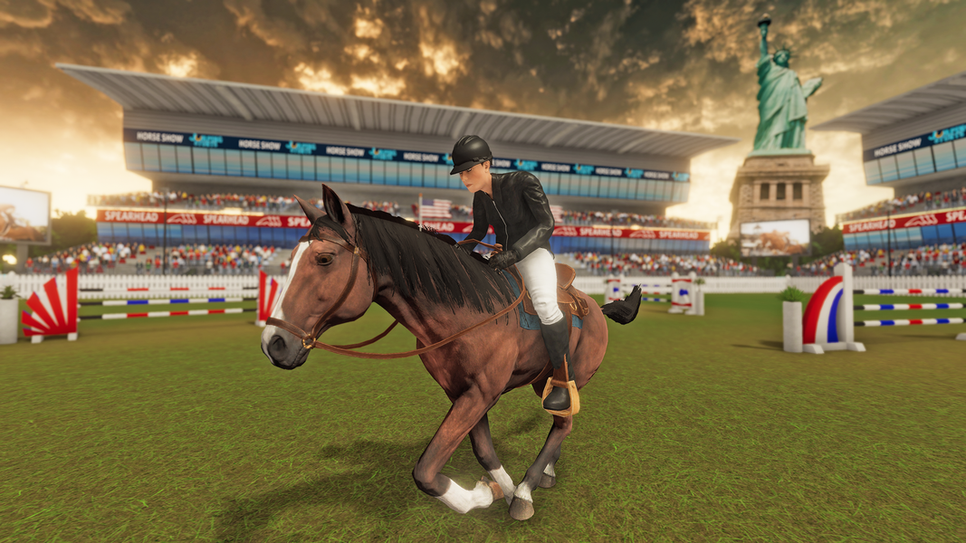 Real Horse World - Showjumping - عکس بازی موبایلی اندروید