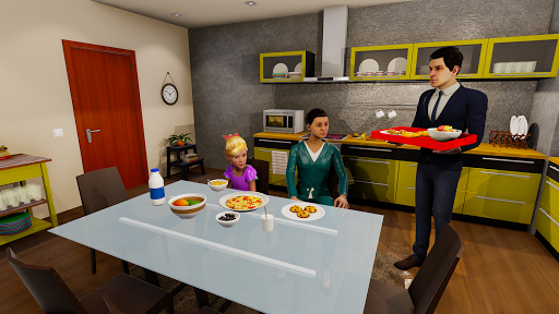 Virtual Daddy Family Life Game - Gameplay image of android game