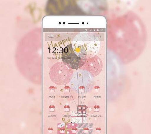 Special Pink Shine Gift Balloom Theme - عکس برنامه موبایلی اندروید