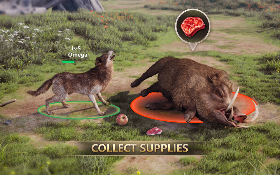 Wolf Game: Wild Animal Wars - عکس بازی موبایلی اندروید