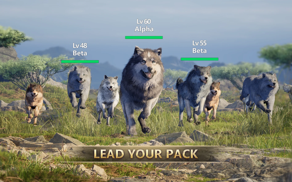 Wolf Game: Wild Animal Wars - عکس بازی موبایلی اندروید