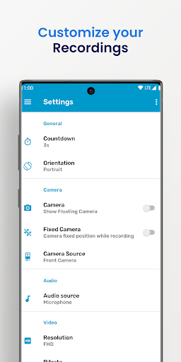 Epic Screen Recorder - عکس برنامه موبایلی اندروید
