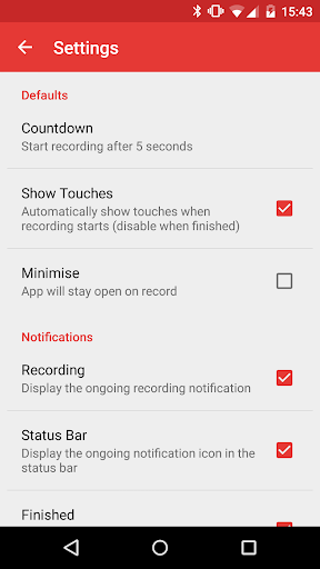 Rec. (Screen Recorder) - عکس برنامه موبایلی اندروید