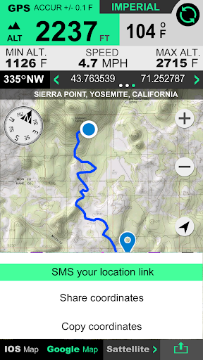 Altimeter Pro GPS - عکس برنامه موبایلی اندروید