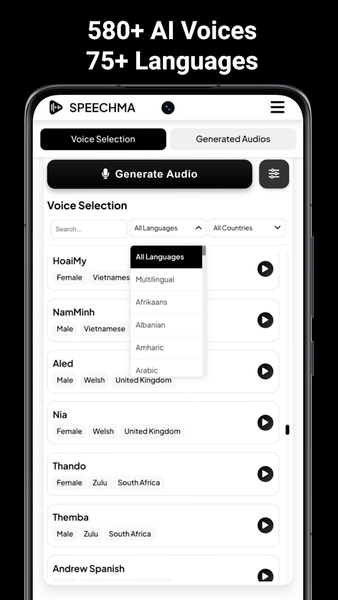 Speechma – Text to Speech - Image screenshot of android app