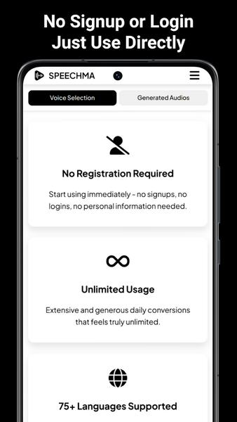 Speechma – Text to Speech - Image screenshot of android app
