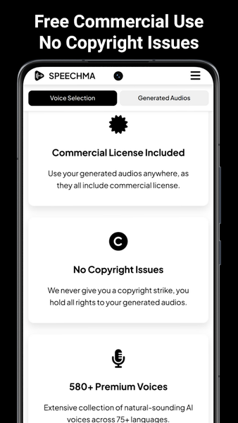 Speechma – Text to Speech - Image screenshot of android app