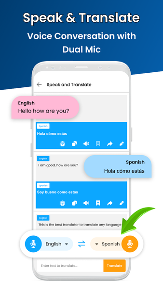 Speech to Text with Translator - Image screenshot of android app