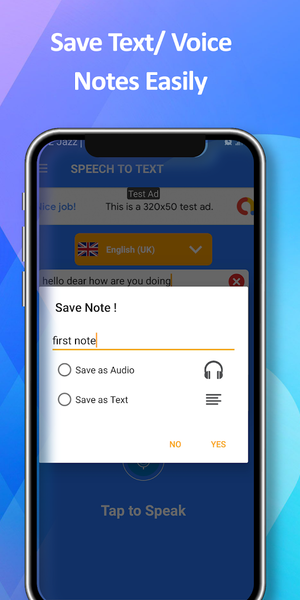 Speech to Text Converter & Voi - عکس برنامه موبایلی اندروید