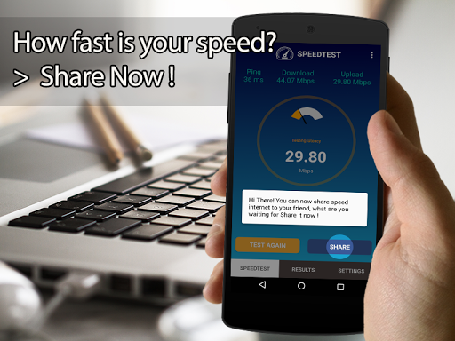 Free WiFi Internet 3g, 4g 5g - Speed Test Checker - Image screenshot of android app