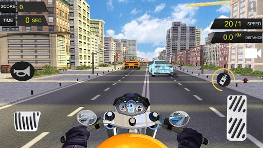 Speed Moto Rider - Gameplay image of android game
